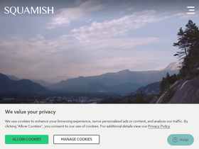 'exploresquamish.com' screenshot