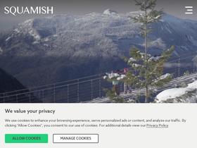 'exploresquamish.com' screenshot