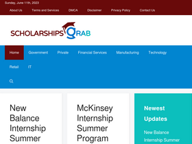 'scholarshipsgrab.com' screenshot