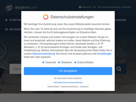 'bezahlen.net' screenshot