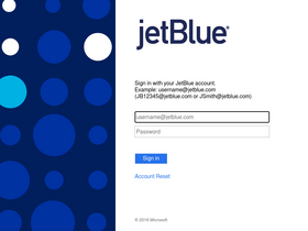 'hellojetblue.com' screenshot