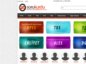 'sorukurdu.com' screenshot