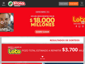 'polla.cl' screenshot