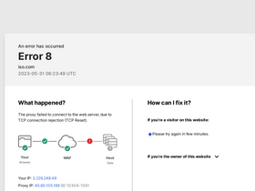 'iso.com' screenshot