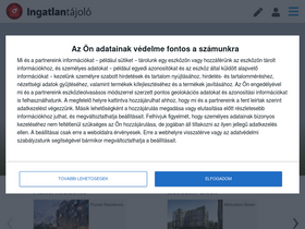 'oingatlan.ingatlantajolo.hu' screenshot