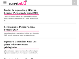 'conmicelu.com' screenshot