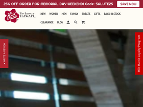 'hilohattie.com' screenshot