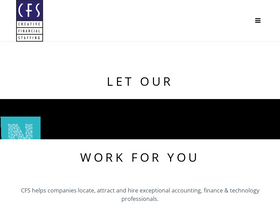 'cfstaffing.com' screenshot