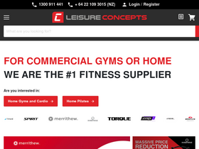 leisureconcepts.com.au homepage screenshot