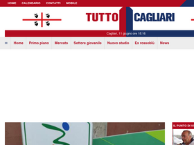 'tuttocagliari.net' screenshot