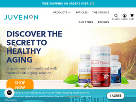 'juvenon.com' screenshot
