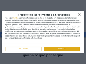 'oroscopodioggiedomani.it' screenshot