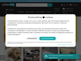 'produceshop.it' screenshot