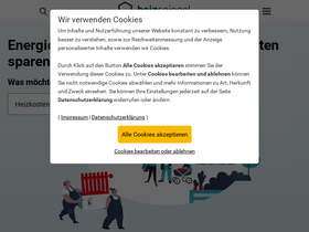 'heizspiegel.de' screenshot