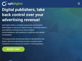 'optidigital.com' screenshot