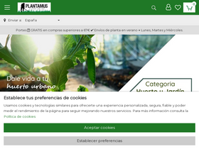 'plantamus.com' screenshot