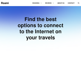 'roami.ng' screenshot