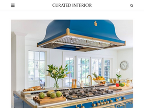 'curatedinterior.com' screenshot