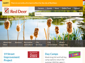 'reddeer.ca' screenshot