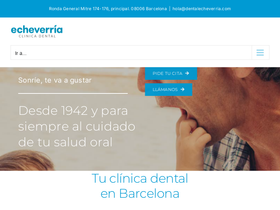 'dentalecheverria.com' screenshot