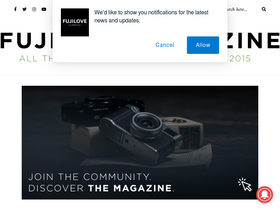 'fujilove.com' screenshot