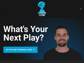 'streamersplaybook.com' screenshot