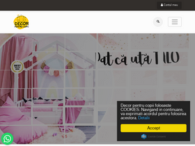 decorpentrucopii.ro homepage screenshot