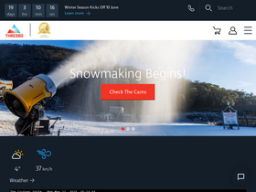 'thredbo.com.au' screenshot