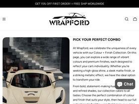 wrapford.de homepage screenshot