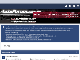 'autoforum.com.br' screenshot