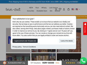 Inn-out-shop homepage screenshot
