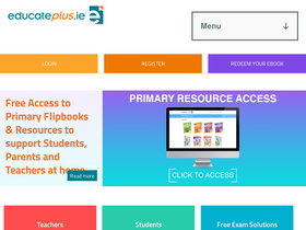 'educateplus.ie' screenshot