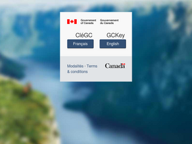 'clegc-gckey.gc.ca' screenshot