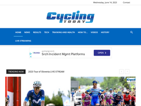 'cycling.today' screenshot