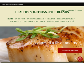 spiceblends.com homepage screenshot