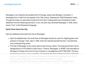 'waukeganweb.net' screenshot