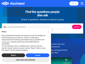 'alsoasked.com' screenshot