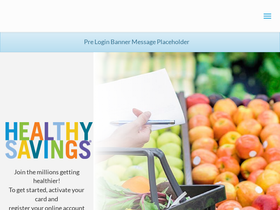'healthysavings.com' screenshot