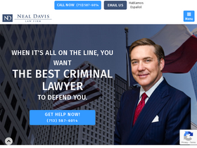 'nealdavislaw.com' screenshot