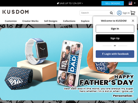 'kusdom.com' screenshot