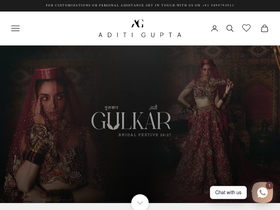 aditiguptaofficial.com homepage screenshot