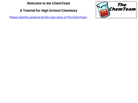 'chemteam.info' screenshot