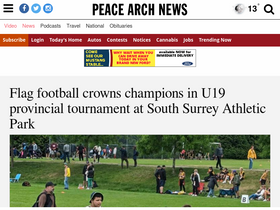 'peacearchnews.com' screenshot