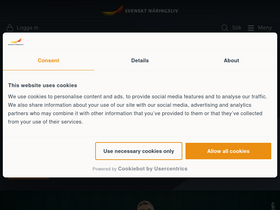 'svensktnaringsliv.se' screenshot