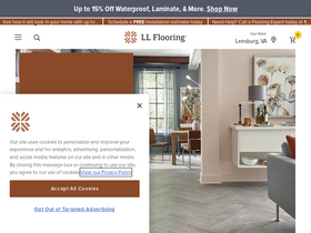'llflooring.com' screenshot
