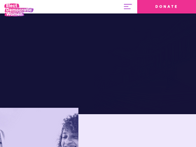 'electdemocraticwomen.org' screenshot