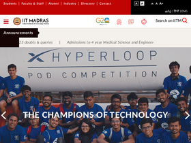 'eeuop.iitm.ac.in' screenshot