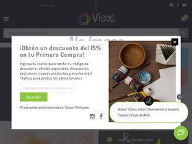 visospinturas.com homepage screenshot