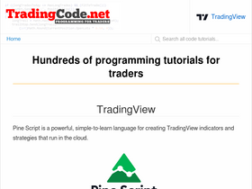 'tradingcode.net' screenshot