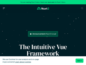 'nuxtjs.org' screenshot